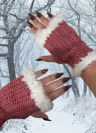 Paire de mitaine au crochet, marke: Fait Main, zustand: Sehr gut, größe: Einheitsgröße, 12,00 €, 13,30 € inklusive Vinted-Käuferschutz