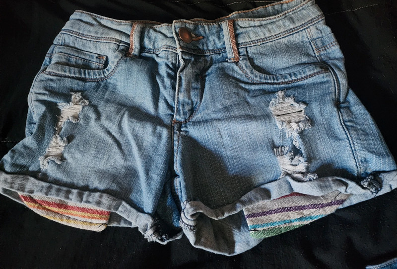 Ladies Denim Short Shorts 1