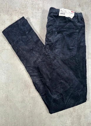 Pantalon En Velours Côtelé / Corduroy uniqlo bleu marine coupe droite casual taille M, marca: Uniqlo, estado: Nuevo con etiquetas, tamaño: M / 38 / 10, 13,00 €, 14,35 € Protección al comprador Pro incluida