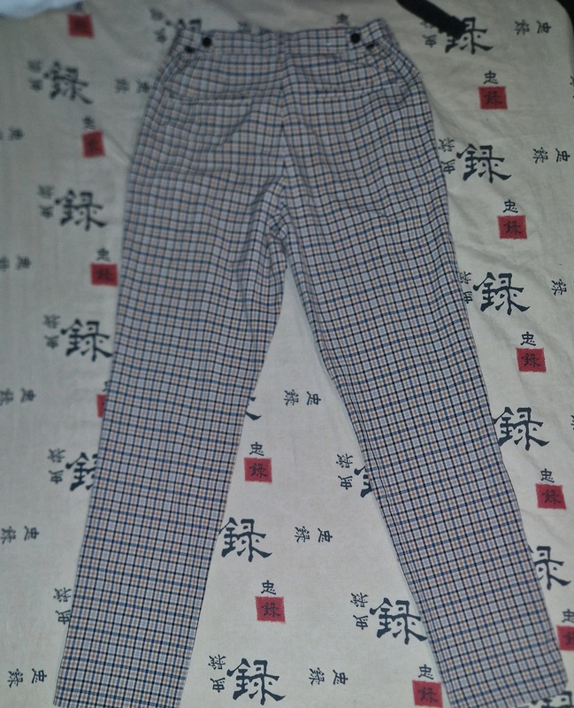 Pantalon à carreaux 3