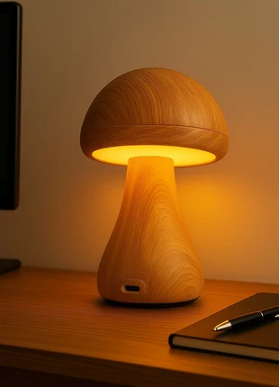 Lampe moderne champignon bois neuf, marque: Lampe, état: Très bon état, 25,00 €, 26,95 € Protection acheteurs (Pro) incluse