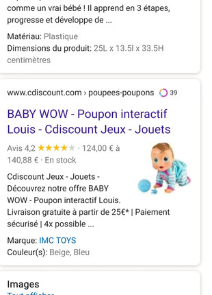 Poupon interactif Louis - IMC TOYS - Bébé qui apprend étape par