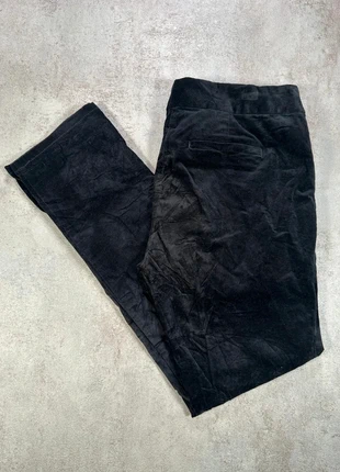 Pantalon Vintage En Velours Côtelé / Corduroy Ann Taylor noir coupe droite taille 4P, brand: Vintage Dressing, condizioni: Ottime, taglia: M / IT 42 / EU 38, €11.00, €12.25 include la Protezione acquisti Pro