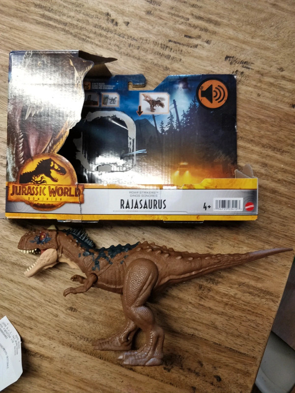 Jurassic World - Rajasaurus Sonore - Figurines Dinosaure - Des 4 ans