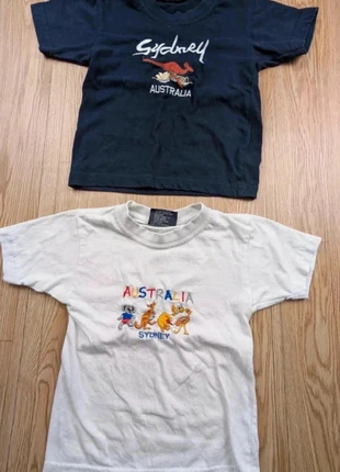 Lot de 2 t-shirts Australia – Taille 4 ans – Excellent état – Coton et polyester, marque: Australia, état: Très bon état, taille: 4 ans / 104 cm, 3,40 €, 4,27 € Protection acheteurs (Pro) incluse
