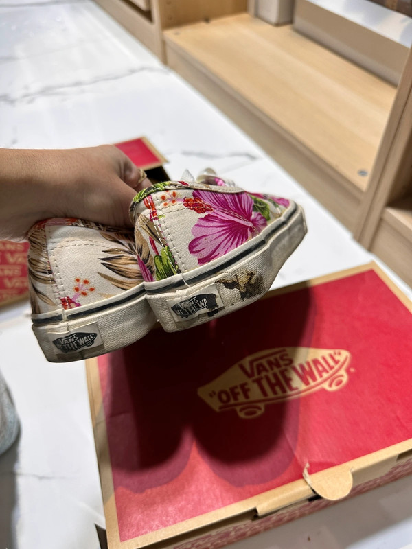 Vans sale authentic fleurs