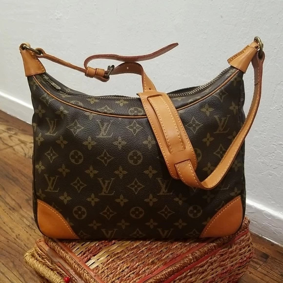Shop for Louis Vuitton Monogram Canvas Leather Boulogne 30 PM Bag - Shipped  from USA