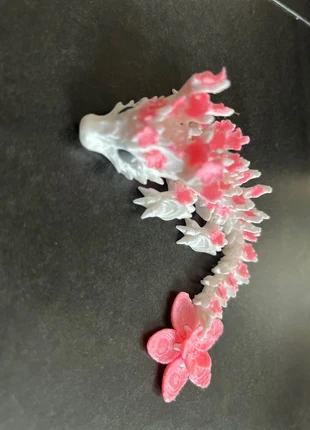 Flower dragon 3D printed pink cute!, merk: Dragon, staat: Nieuw zonder prijskaartje, maat: Universeel, € 7,00, € 8,05 inclusief Kopersbescherming