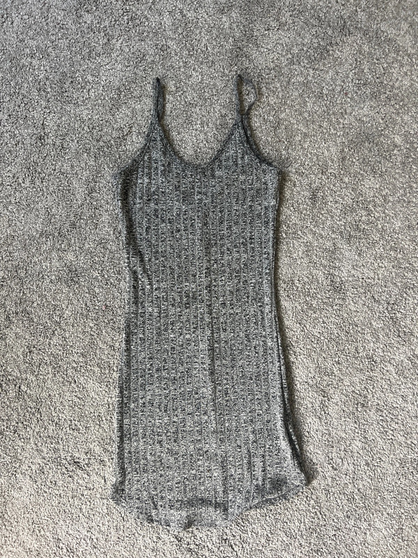 Grey and Black dress 1