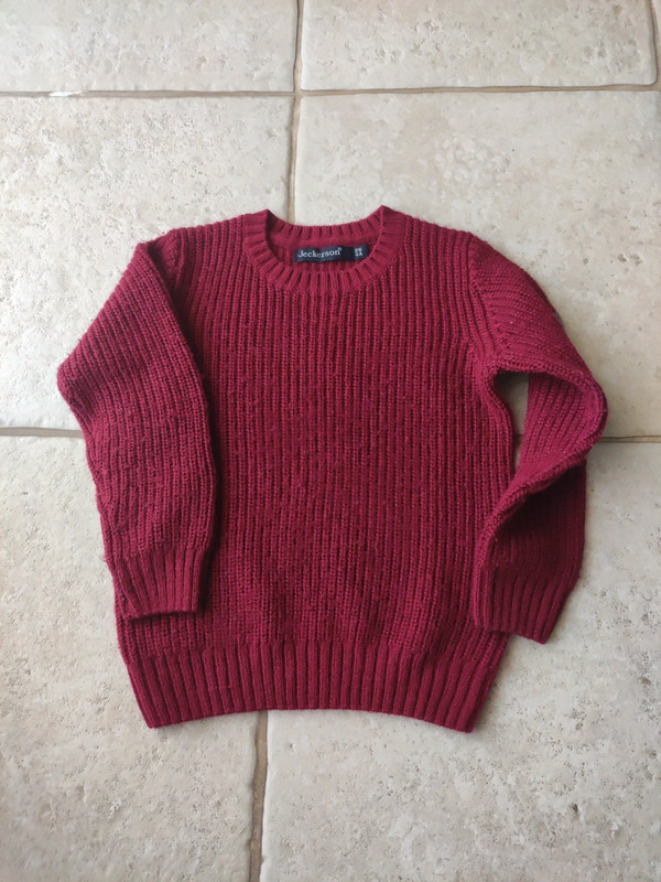 Maglione bordeaux top