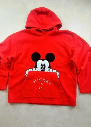 Sweat Polaire Disney Mickey Rouge, marke: Disney, zustand: Sehr gut, größe: L, 14,99 €, 16,44 € inklusive Vinted-Käuferschutz