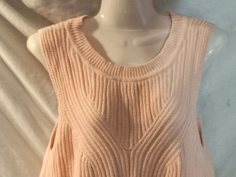 Pendleton pink sweater tank top small 3