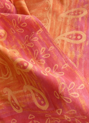 Nappe carrée, vintage 90, coton, tb état, beaux motifs, style indien, merk: Vintage, staat: Heel goed, € 14,00, € 15,40 inclusief Kopersbescherming