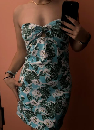 Robe vintage à fleurs bustier, brand: Jennyfer, condition: Very good, size: M / 38 / 10, €15.00, €16.45 includes Buyer Protection