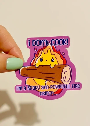 Studio ghibli calcifer vinyl sticker, brand: Studio Ghibli, condition: Very good, size: One size, £1.00, £1.38 includes Buyer Protection Pro