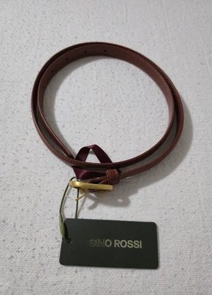 Cinturón Gino Rossi 👗 Mujer | Talla S | Piel | Marrón | Nuevo con Etiquetas, marca: Gino Rossi, estado: Novo com etiquetas, tamanho: 80 cm, €12.99, €14.34 inclui Proteção do Comprador