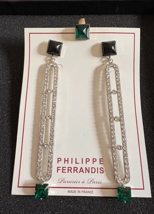 Boucle d’oreille + bague Philippe ferrandis, marca: Philippe Ferrandis, estado: Novo sem etiquetas, €70.00, €74.20 inclui Proteção do Comprador