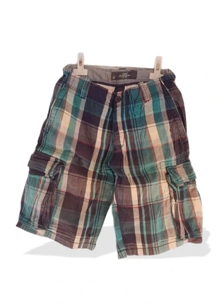 Short Homme à carreaux H&M | Taille M | Bleu - Noir - Blanc - Vert, brand: H&M, condition: Very good, size: M, €7.90, €9.00 includes Buyer Protection