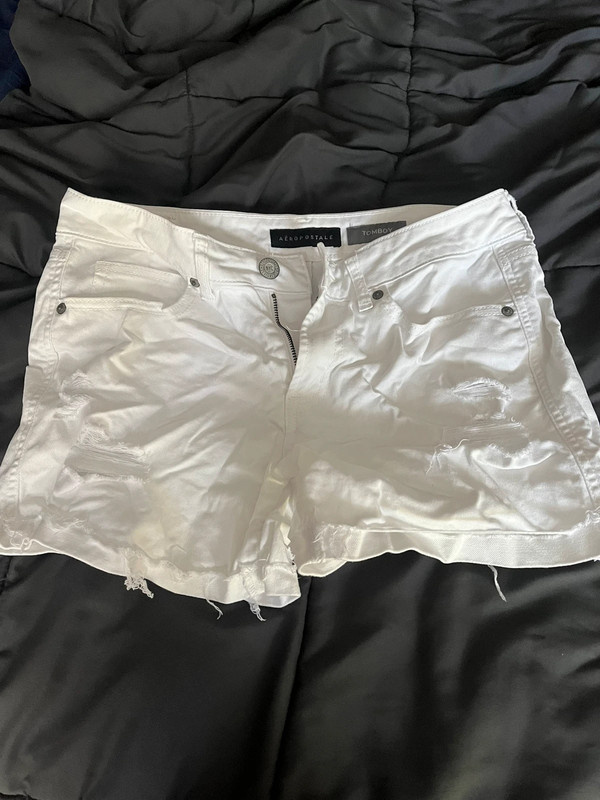 Aeropostale White Dressed Shorts 1