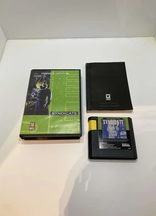 Syndicate – Mega Drive PAL – Boîte + Notice + Jeu en très bon état, condizioni: Ottime, €40.00, €42.70 include la Protezione acquisti