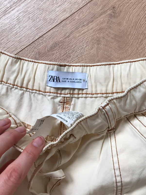 Zara cotton trousers utility 4
