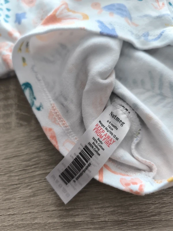 Tee shirt baleine tortue nutmeg 6-9 mois 74 cm - photo numéro 3