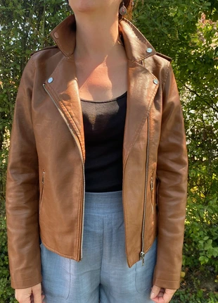 Veste camel marron simili cuir kiabi T36, marca: Kiabi, estado: Nuevo sin etiquetas, tamaño: S / 36 / 8, 7,00 €, 8,05 € Protección al comprador incluida