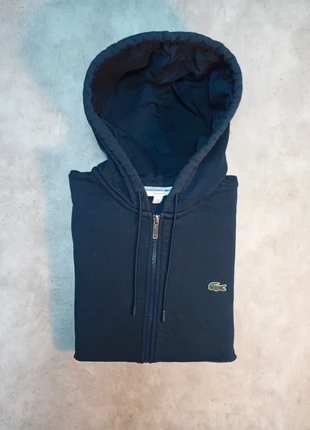 Pull à capuche avec zip | Sweat à capuche zip | Hoodie zip bleu marine à capuche taille S, marque: Lacoste, état: Très bon état, taille: S, 39,00 €, 41,65 € Protection acheteurs (Pro) incluse