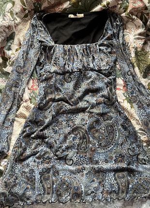 Urban Outfitters Blue Paisley Dress, brand: Urban Outfitters, condition: Very good, size: S / 8, £14.00, £15.40 includes Buyer Protection