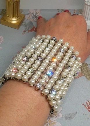 Bracelet manchette XXL vintage, marke: Vintage Chic, zustand: Sehr gut, 19,00 €, 20,65 € beinhaltet Vinted-Käuferschutz Pro