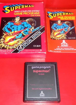 Superman special edition Atari 2600. boxed and manual, condition: Good, £39.97, £42.67 includes Buyer Protection Pro
