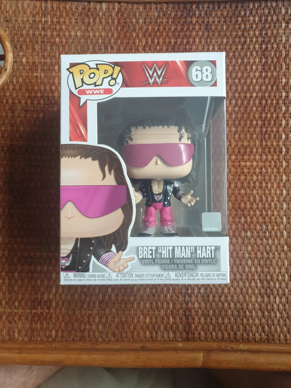 Bret hart funko clearance pop