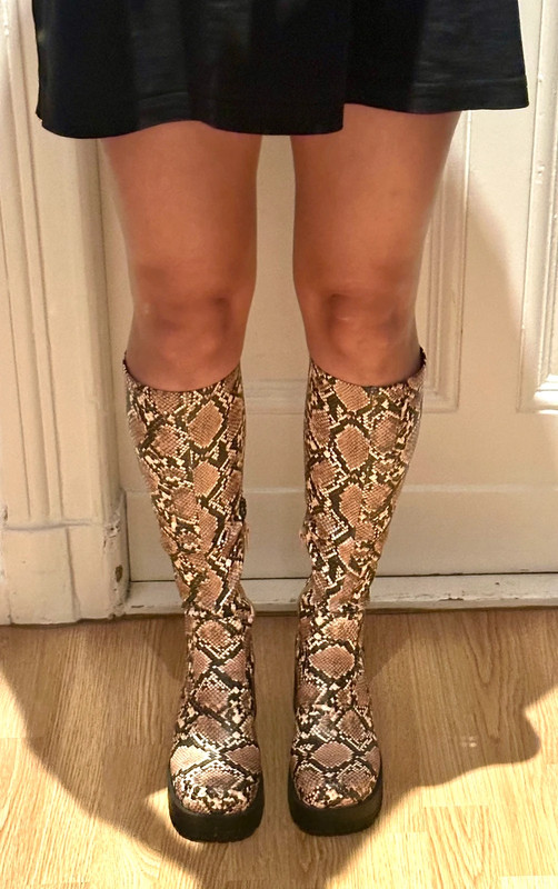 Asos flat knee high boots on sale