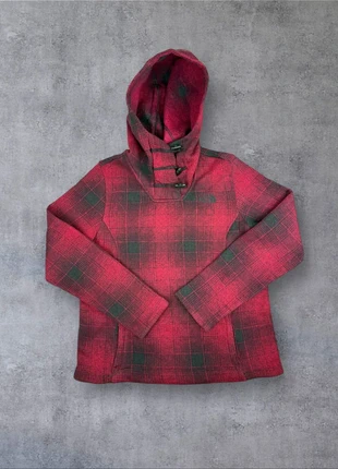 Veste polaire à capuche style écossais fleece half 1/4 The North Face rouge et noir femme L #SKU0224, marca: The North Face, estado: Muito bom, tamanho: L / 40 / 12, €25.00, €26.95 inclui Proteção do Comprador