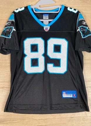 Maillot NFL panthers femme - taille S - noir et bleu - Reebok - vintage sportwear, marque: Reebok x NFL, état: Très bon état, taille: S / 36 / 8, 20,00 €, 21,70 € Protection acheteurs (Pro) incluse