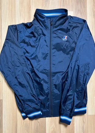 Veste K-Way bleu marine – doublure grise légère imperméable - taille XL, marca: K-Way, estado: Muy bueno, tamaño: XL, 90,00 €, 95,20 € Protección al comprador incluida