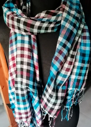 Écharpe à carreaux vintage, marke: H&M, zustand: Sehr gut, 3,00 €, 3,85 € inklusive Vinted-Käuferschutz