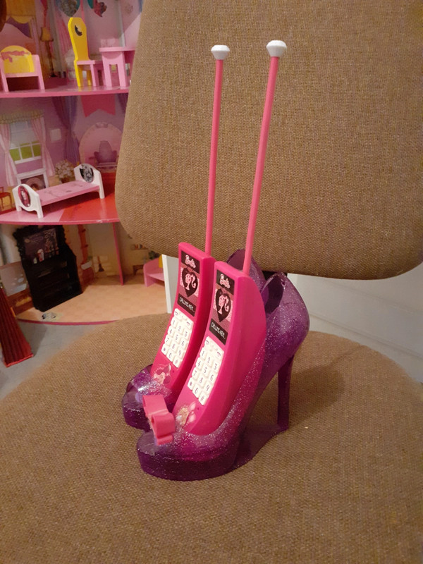 Talkie walkie chaussure rose barbie