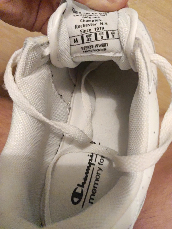 Chaussure discount champion blanche