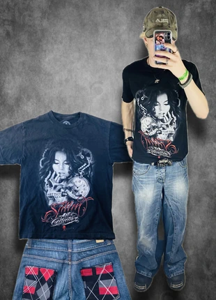 tshirt y2k emo noir et gris ecriture gothique emo alternative femme gothique, merk: underground, staat: Nieuw zonder prijskaartje, maat: M, € 19,00, € 20,65 inclusief Kopersbescherming