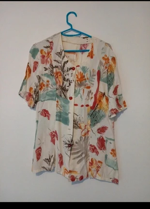 Chemise fleurs  feuilles, condizioni: Ottime, taglia: L / IT 44 / EU 40, €4.00, €4.90 include la Protezione acquisti