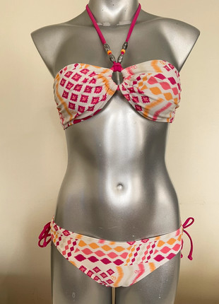Maillot de bain deux pièces Logboard taille 40 couleur rose &multicolore , marke: Longboard, zustand: Sehr gut, größe: L / 40 / 12, 12,00 €, 13,30 € inklusive Vinted-Käuferschutz