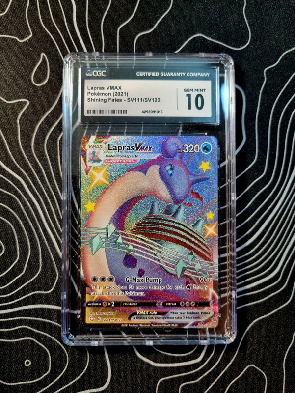 Lapras Vmax lokhlass CGC 10 gem mint