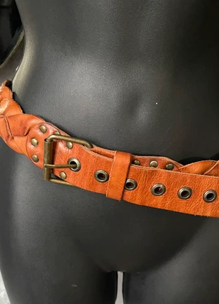 River Island tan leather plaited belt size S, brand: River Island, condition: Very good, size: Adjustable, £6.00, £7.00 includes Buyer Protection