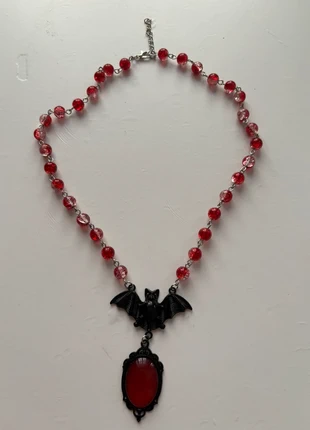 Collier pendentif gothique punk chauve souris, brand: Gothicana by EMP, condition: Very good, €16.00, €17.50 includes Buyer Protection