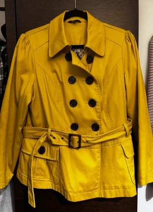 Smart yellow double breasted jacket with beltSize 16, brand: Marks & Spencer, condition: Very good, size: XXXL / 18, £20.00, £21.70 includes Buyer Protection