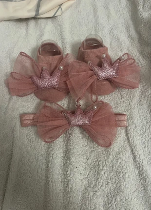 Chaussette + bandeau princesse, brand: NO LABEL, condizioni: Nuovo senza cartellino, €4.00, €4.90 include la Protezione acquisti