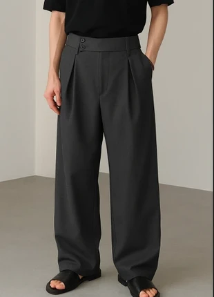 Pantalon de costume Large coupe oversize – Vintage, marque: Aesthetic, état: Neuf sans étiquette, taille: W34 | FR 44, 44,90 €, 47,85 € Protection acheteurs (Pro) incluse