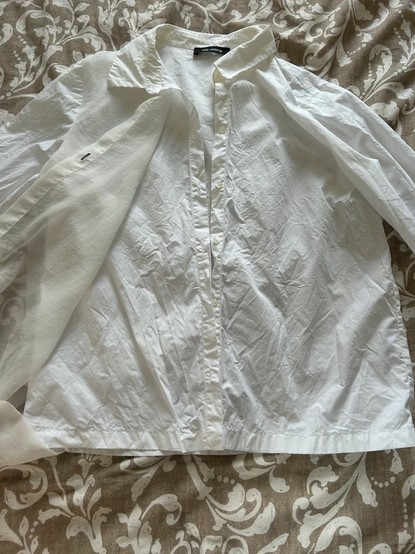 Chemise blanche asymétrique Cop Copine - Taille 36 . - photo numéro 2