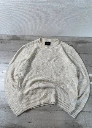 Pull d’hiver homme vintage y2k taille XXL couleur crème à motifs 20% coton 10% laine, brand: Vintage Dressing, condition: Very good, size: XXL, €19.99, €21.69 includes Buyer Protection Pro